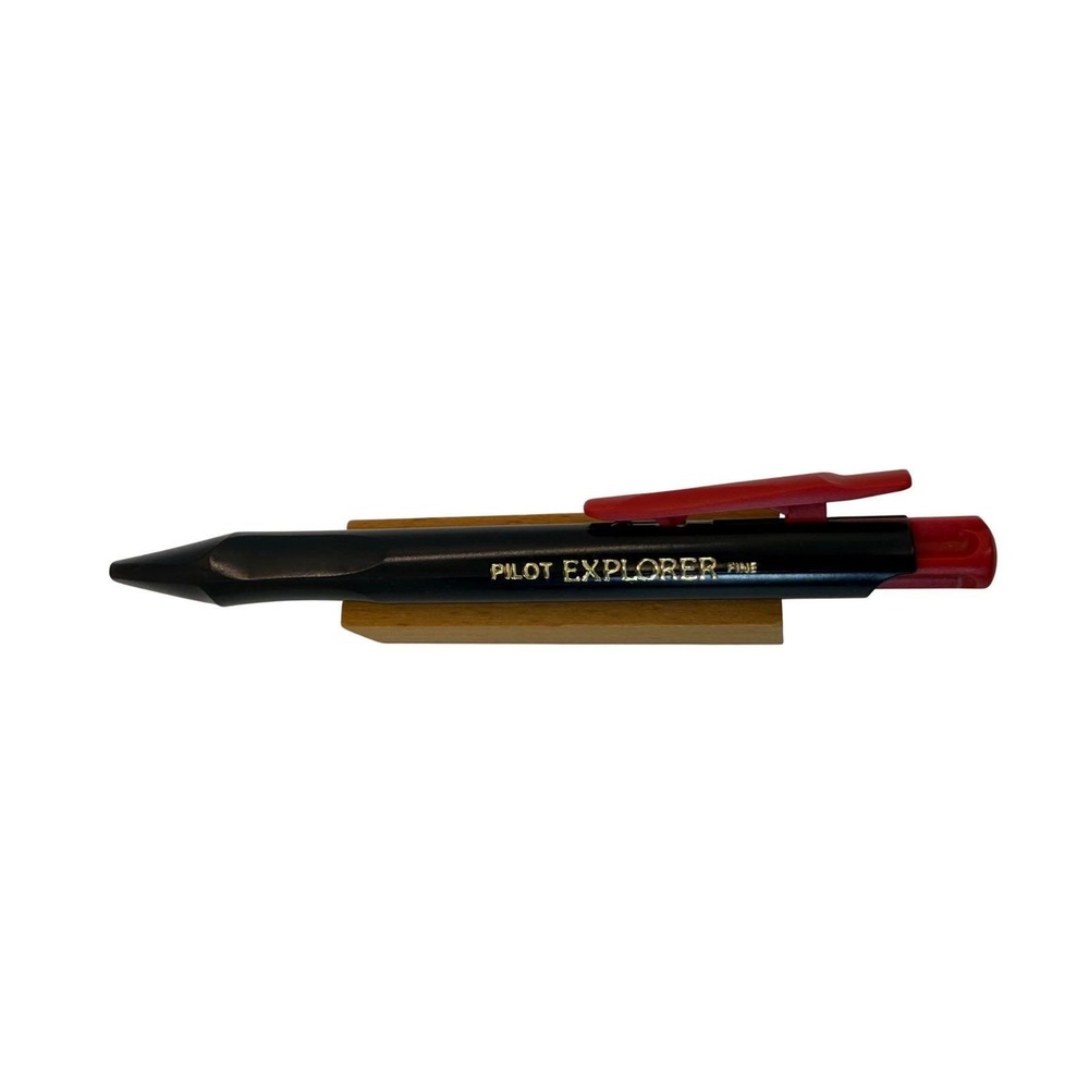 VTG Pilot Explorer Rolling Ballpoint Pen Black Red Japan Fine Point Retractable